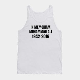 muhammad ali memoriam Tank Top